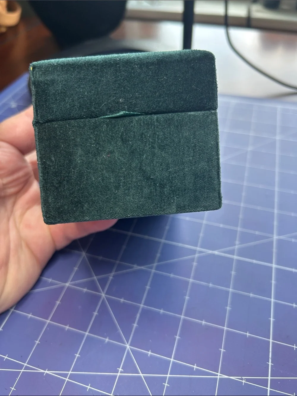Mikasa Godinger Silver plated S&P in Hunter green velour never filled or used